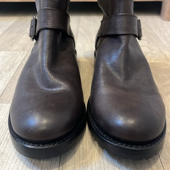 Women’s Frye Veronica Leather Buckle Moto Booties 8 1/2B NWOB - Picture 7 of 8